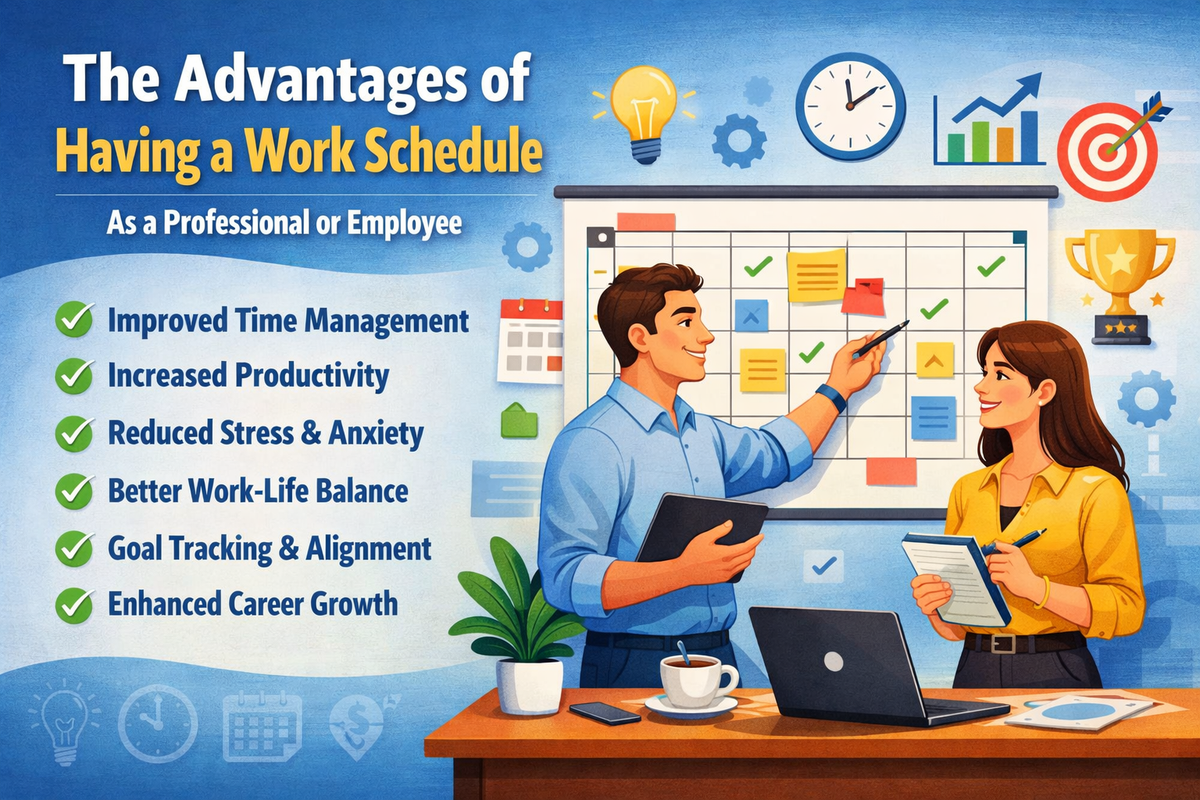 The Advantages of Having a Work Schedule as a Professional or Employee