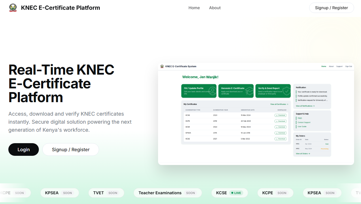 How to Verify Your KNEC Certificate Online in Kenya