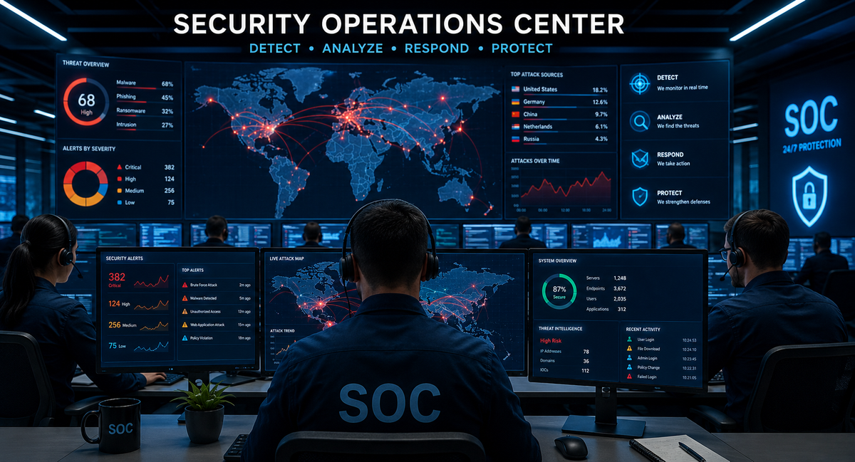 Security Operations Center (SOC) in IT: Architecture, Roles, Tools & Deployment Guide
