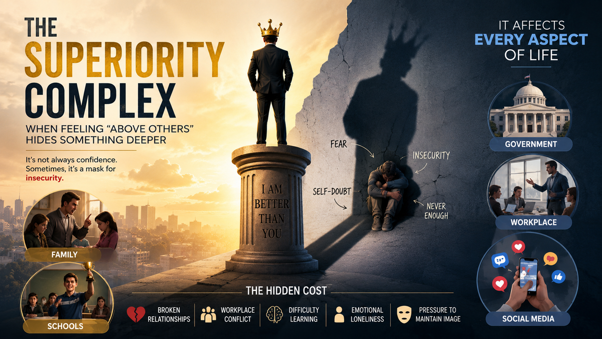 Superiority Complex: When Feeling "Above Others" Hides Something Deeper