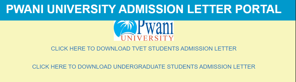 How to Download Your Pwani University KUCCPS Admission Letter for the 2026/2027 Academic Year