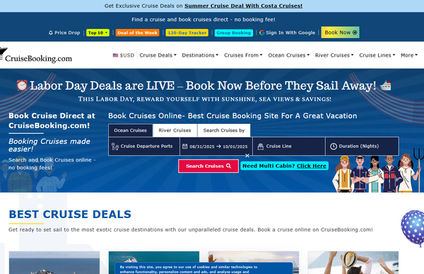 SERV2505-0000125 Tour Cruise Booking Engine