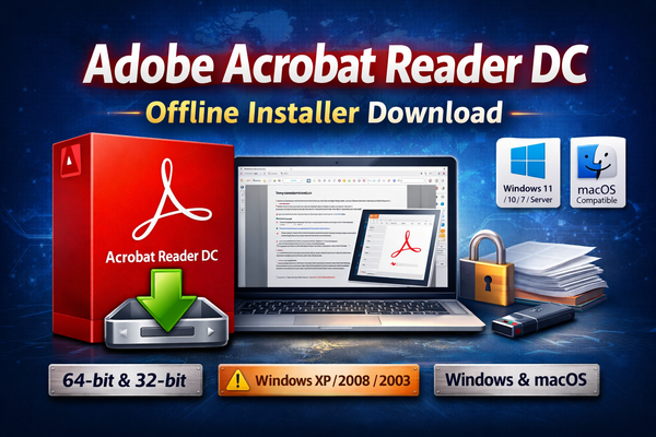 Adobe Acrobat Reader DC Offline Installer – Complete Download & Installation Guide (Windows & macOS)