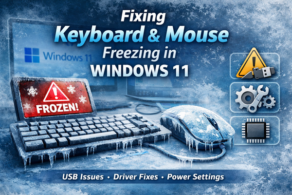 Fixing Keyboard and Mouse Freezing in Windows 11 (Complete Troubleshooting Guide)