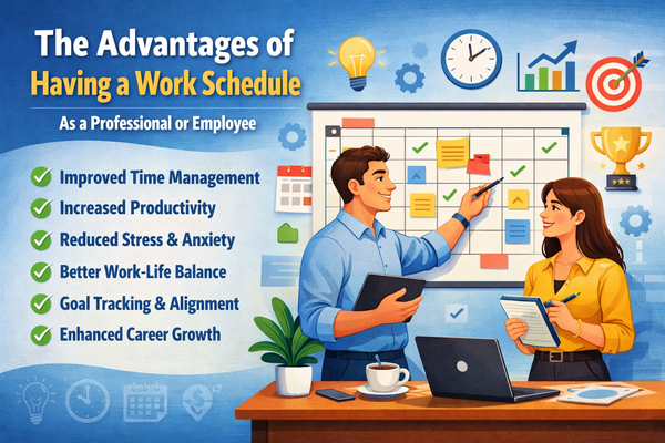 The Advantages of Having a Work Schedule as a Professional or Employee