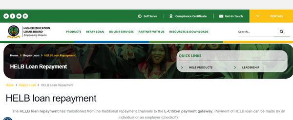 HELB loan repayment (HEF)