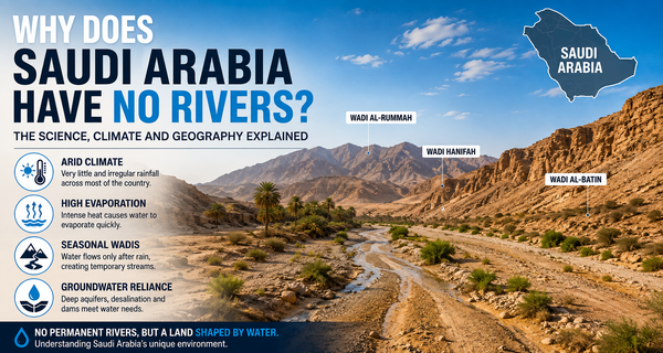 Why Does Saudi Arabia Have No Permanent Rivers?