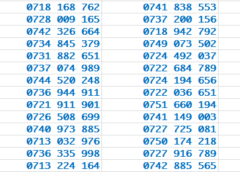 RANDOMIZING PHONE NUMBERS IN EXCEL